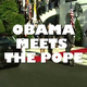 Illustration for article titled A surreal, absurdist take on Obama’s midday meeting with the Pope